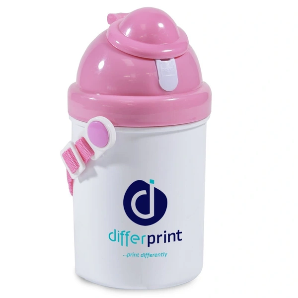  Kids -   Plastic Sipper Bottle - 400ml(pink)