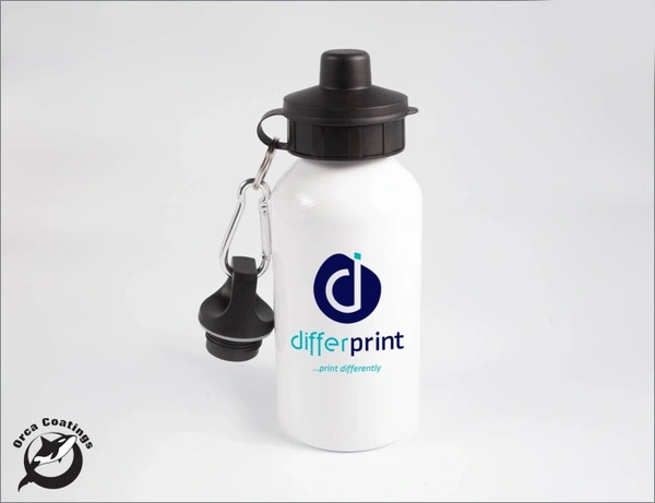  Small White Aluminium Sports Bottle(500ml)