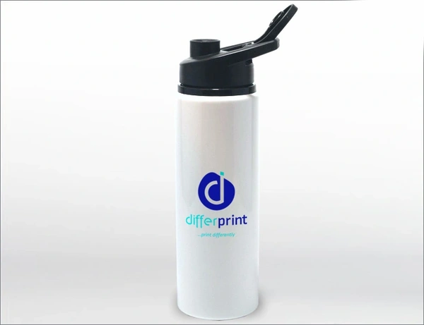  White Aluminium Water Bottle(750ml)