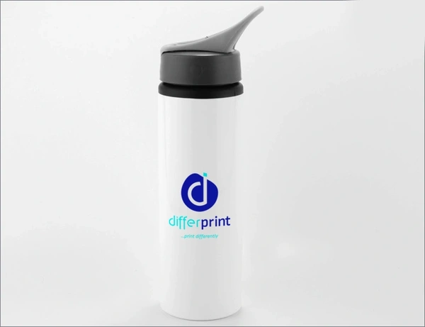  Big White Aluminium Water Bottle(750ml)